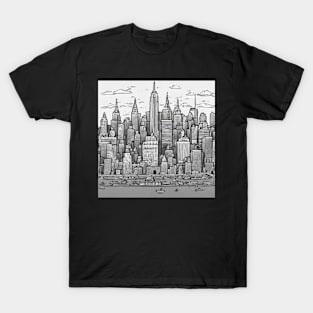 NYC doodle art T-Shirt